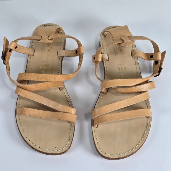 Seychelles Upcycle Vacchetta Strappy Leather Sandals Women’s 8 - Picture 4 of 7